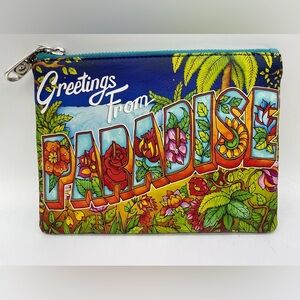 Brighton Greetings from Paradise Postcard Pouch NEW in Package